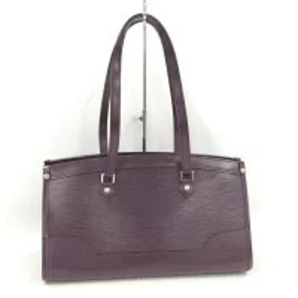 LOUIS VUITTON Madeleine Shoulder Bag Epi Leather Cassis